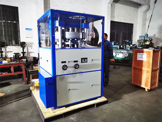 Máy ép quay 600KN cho viên clo 60mm